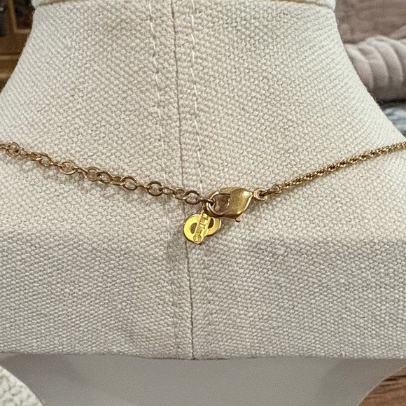 Dior Gold Necklace and Earring Set - Picture 9 of 12